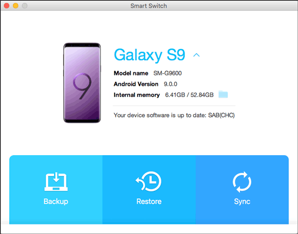 samsung galaxy s9 software for mac